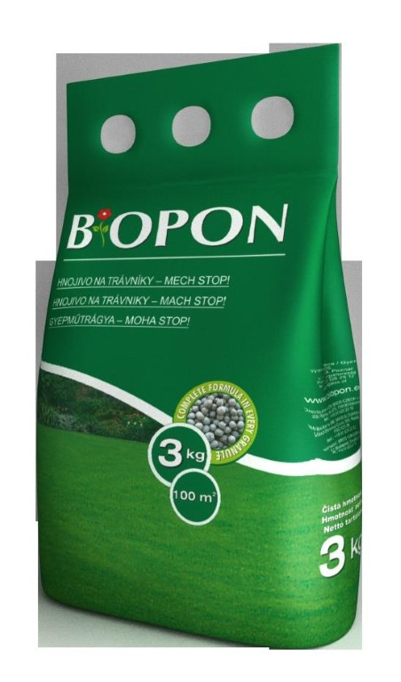 Biopon növénytáp gyep mohás granulátum 3kg