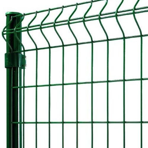 3D táblás kerítés 4-4 mm, zöld 1730 mm